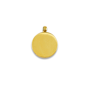 Ciondoli in acciaio inossidabile La Luna oro