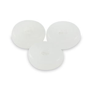 Perline di pietra naturale Calcite e Marmo a rondella 6mm bianco