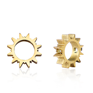 Perline in acciaio inossidabile sole oro