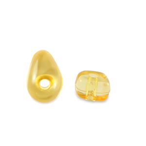 Perline in acrilico chips trasparente giallo spettro