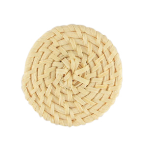 Pendente in rattan 50mm bianco naturale