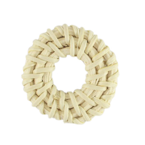 Pendente in rattan 35mm bianco naturale