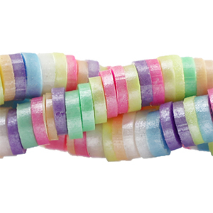 Perline Katsuki 4mm multicolor-effeto perlato