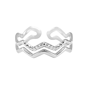 Anelli in acciaio inossidabile argento