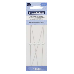 Beadalon ago flessibili 12.7cm (extra fine) argento