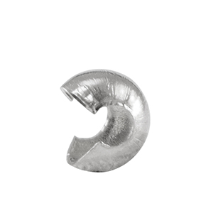 Componenti in acciaio inossidabile coprischiaccini 3mm argento