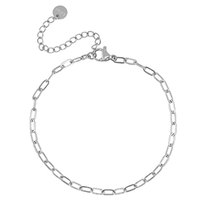 Bracciali in acciaio inossidabile argento