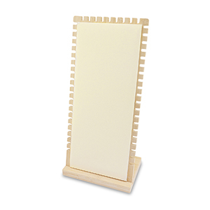 Espositore per bigiotteria per collane natural-beige