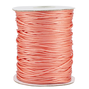Coda di topo intrecciato 1.5mm arancio corallo