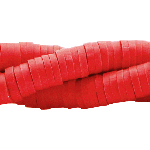 Perline Katsuki 6mm rosso vino di porto