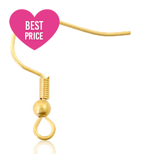 Orecchini in acciaio inossidabile monachella oro