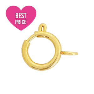 Componenti in acciaio inossidabile chiusura 7x9mm oro