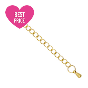 Componenti in acciaio inossidabile allungatrice con goccia oro