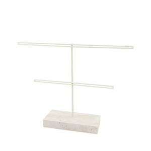 Espositore per bigiotteria per orecchini natural-biancastro