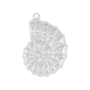 Ciondoli in acciaio inossidabile conchiglia argento