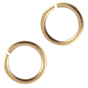 Anellino apribile di metallo DQ 6.5mm bronzo antico (privo di nichel)
