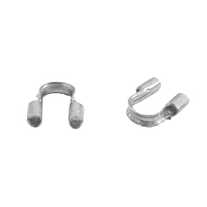 Componenti di metallo DQ salvafilo 5mm (&Oslash;0.56mm) argento antico (privo di nichel)