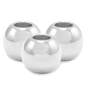 Perline di metallo DQ 3mm argento antico (privo di nichel)