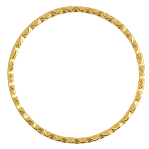 Componenti di metallo DQ anellino chiuso 45mm oro (privo di nichel)