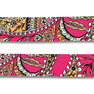 Bandana fiore e bocina rosa magenta