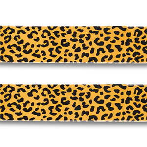 Bandana leopardo giallo-nero