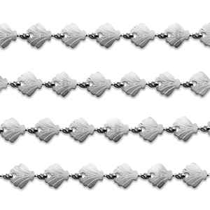 Componenti in acciaio inossidabile catena conchiglia argento