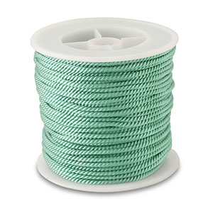 Cordoncino alla moda 2mm verde oceano