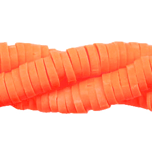 Perline Katsuki 6mm arancio neon