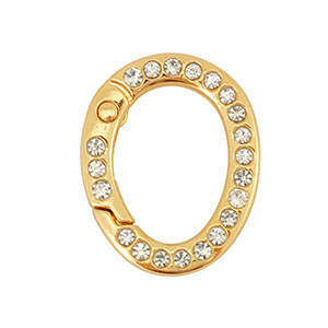 Componenti colorati anello bris&eacute; portachiavi a forma di uovo oro