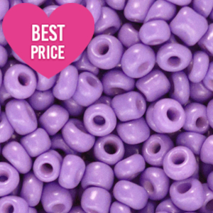 Perline di vetro rocailles 12/0 (2mm) viola lavanda profondo