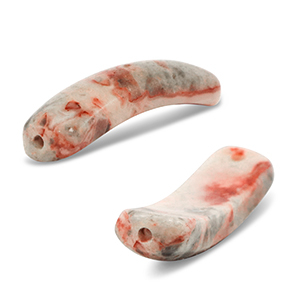 Pietra naturale distanziatori Crazy Lace Agata multicolore grigio/beige/bianco/rosso