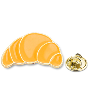 Pins croissant giallo arancione-oro