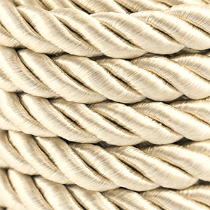 Cordoncino alla moda spirale 10mm oro champagne