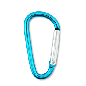 Componenti colorati anello bris&eacute; portachiavi blu lucido