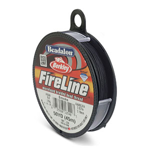 Beadalon filo infilaperle Fireline 0.18mm nero