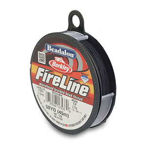 Beadalon filo infilaperle Fireline 0.15mm nero