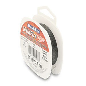Beadalon filo infilaperle Wildfire Ultra 0.10mm nero