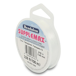 Beadalon filo infilaperle Supplemax 0.40mm trasparente