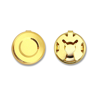 Copri bottoni in ottone Eco-brass&reg; oro