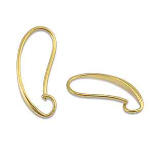 Componenti in acciaio inossidabile orecchini / monachella oro