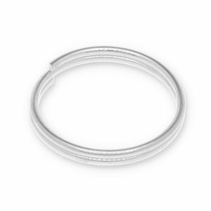 Componenti di metallo DQ anellino bris&egrave; argento antico (privo di nichel)