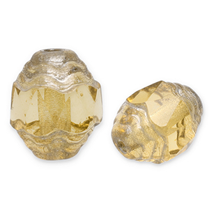 Perline Rep. Ceca FPB ovale 7x6mm light topaz