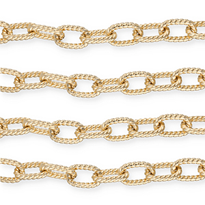 Componenti in alluminio catena a rol&ograve; anchor oro