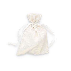 Sacchetto per gioielli argento-oro