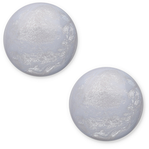 Cabochon Polaris Elements 20 mm classico Jais blu cielo