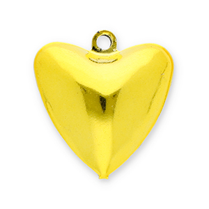 Ciondoli di metallo campane cuore oro