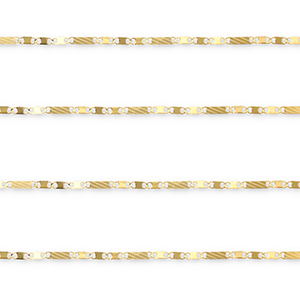 Componenti in acciaio inossidabile catena a rol&ograve; figaro oro