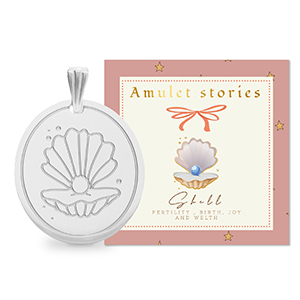 BY31&reg; Ciondoli in acciaio inossidabile conchiglia argento