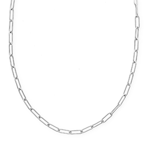 BY31&reg; Collane in acciaio inossidabile maglia argento