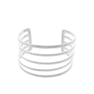 Bracciali in acciaio inossidabile bangle argento